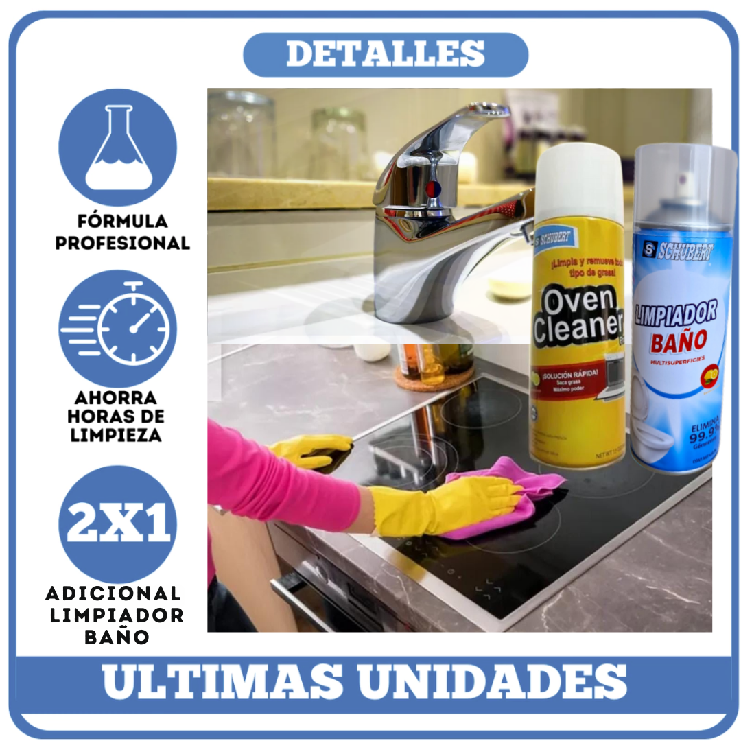Combo De Limpieza Over Cleaner Espuma
