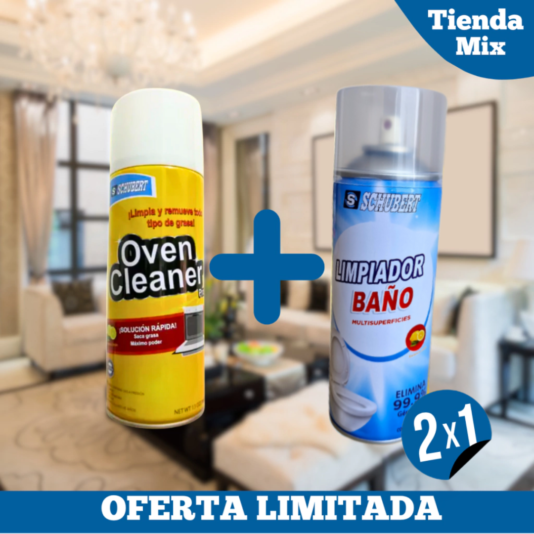 Combo De Limpieza Over Cleaner Espuma